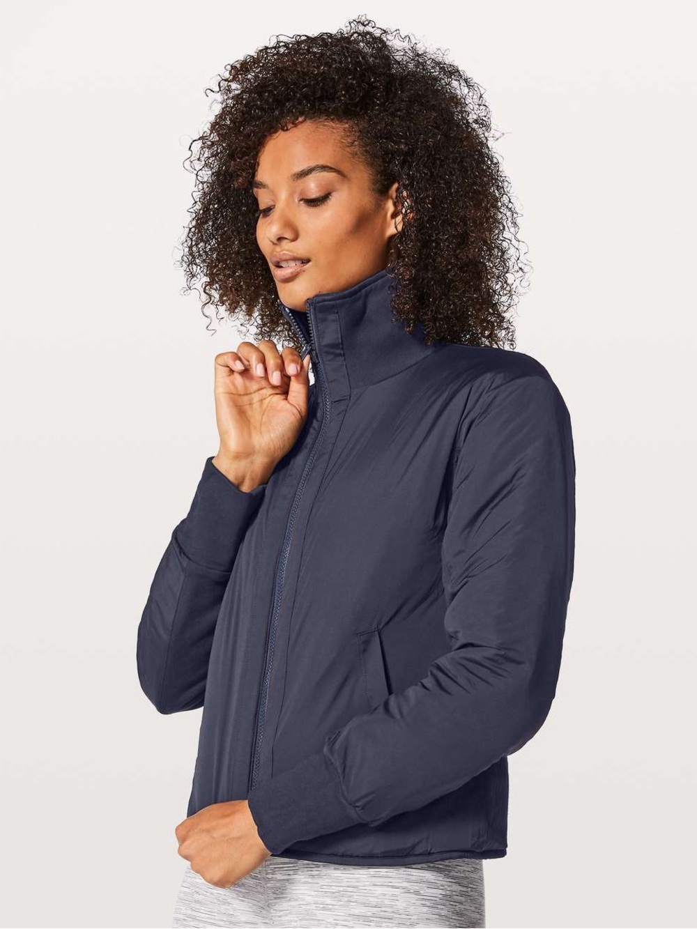 Lululemon Forever Warm Reversible Jacket - Midnight Navy